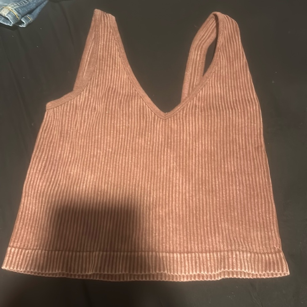 Brown crop top worn a couple times